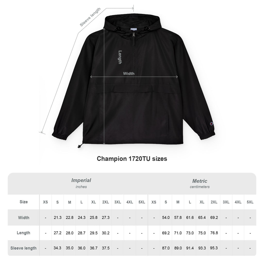 Chapman Unisex Champion Packable Anorak Jacket