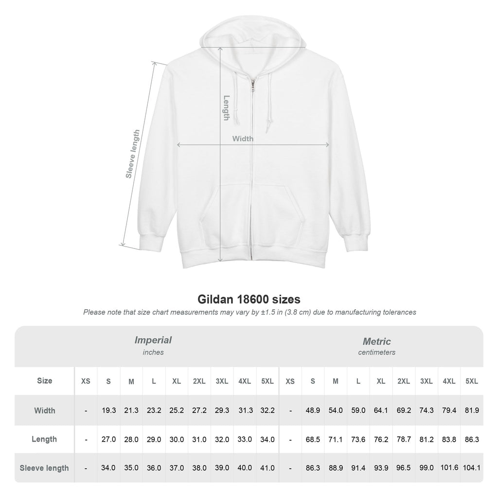 Unisex Heavy Blend Zip Hooded Sweatshirt