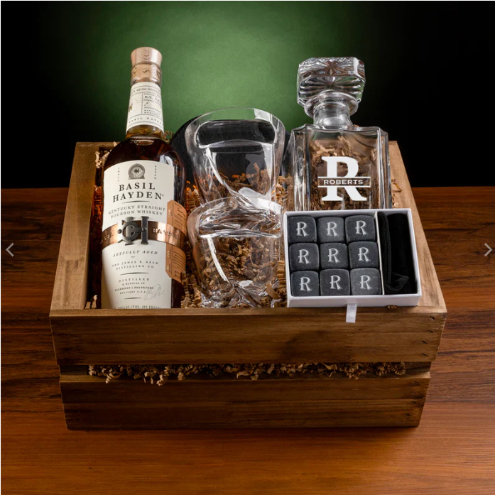 Engraved Bourbon Gift Set