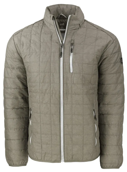 Cutter & Buck Rainier PrimaLoft® Mens Eco Insulated Full Zip Puffer Jacket