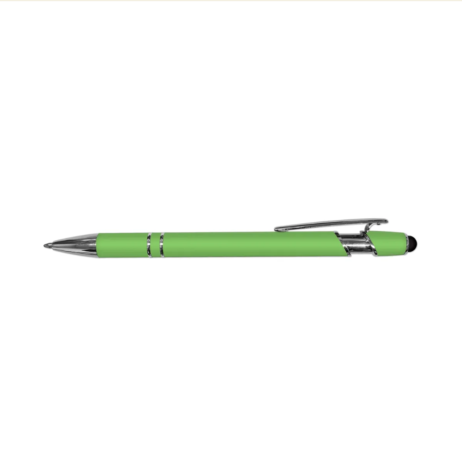 iWriter Exec Rubberized Metal Stylus Pen-Black Ink