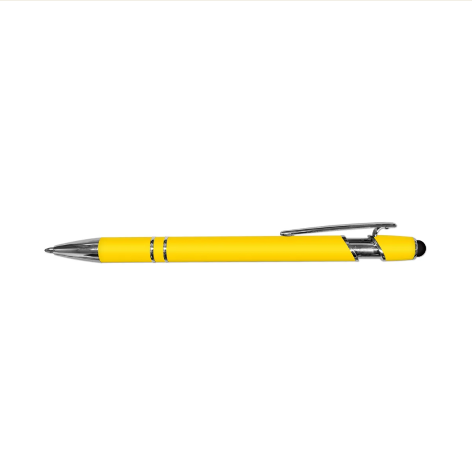 iWriter Exec Rubberized Metal Stylus Pen-Black Ink